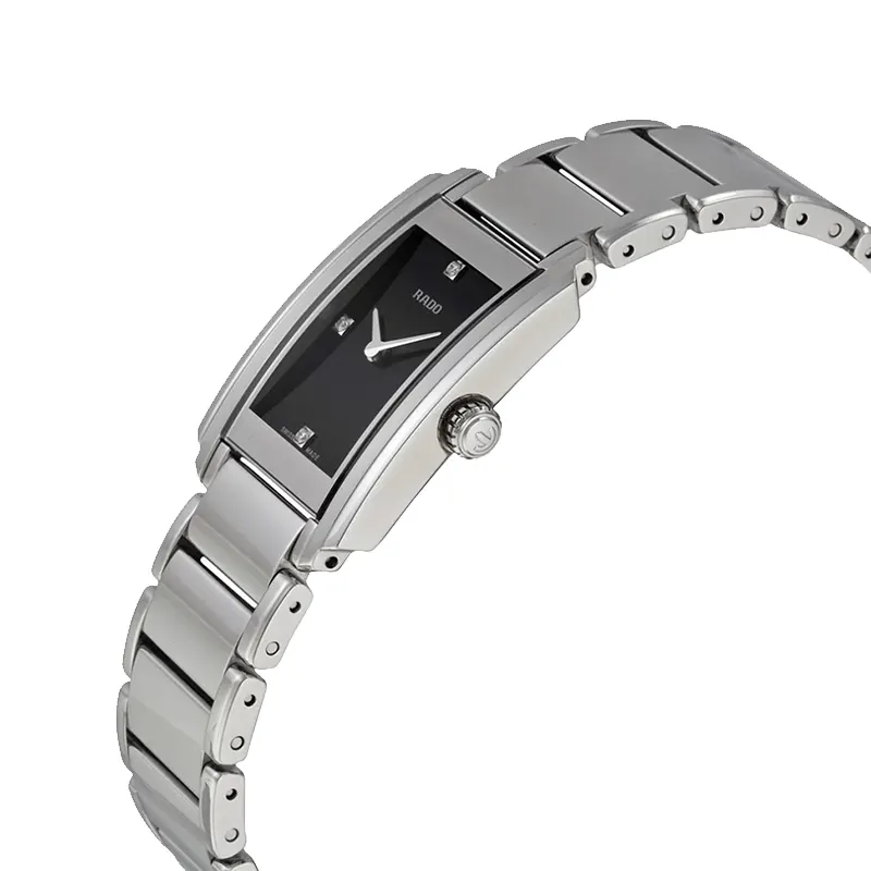 Rado Integral Quartz Black Dial  Ladies Watch | R20213713